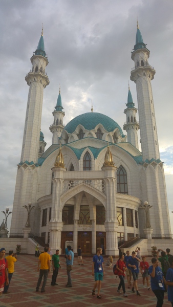 
Qolsharif-moskén er en av mange bygninger som befinner seg på Kazan Kreml.
